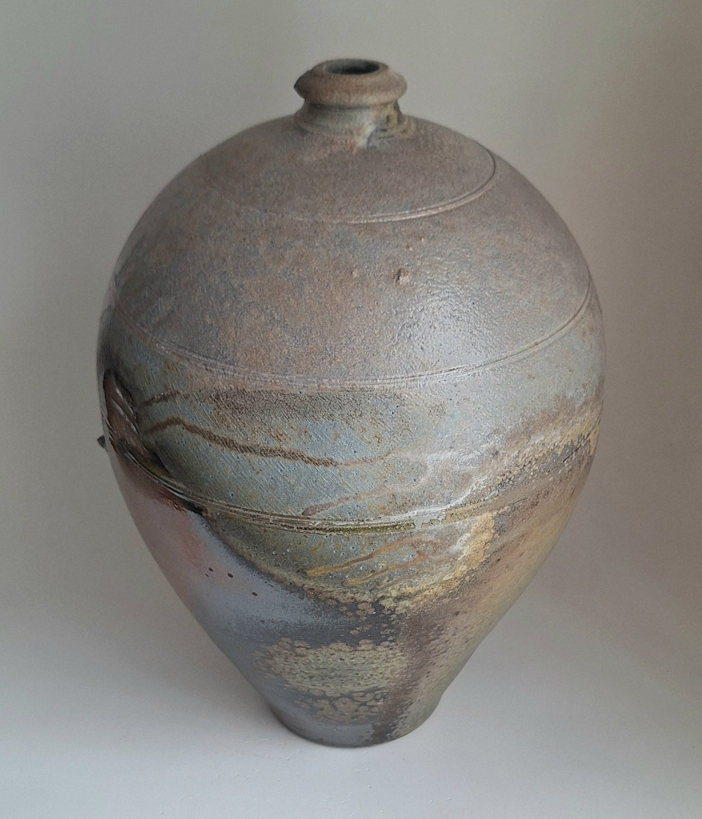 Tall woodfired vase