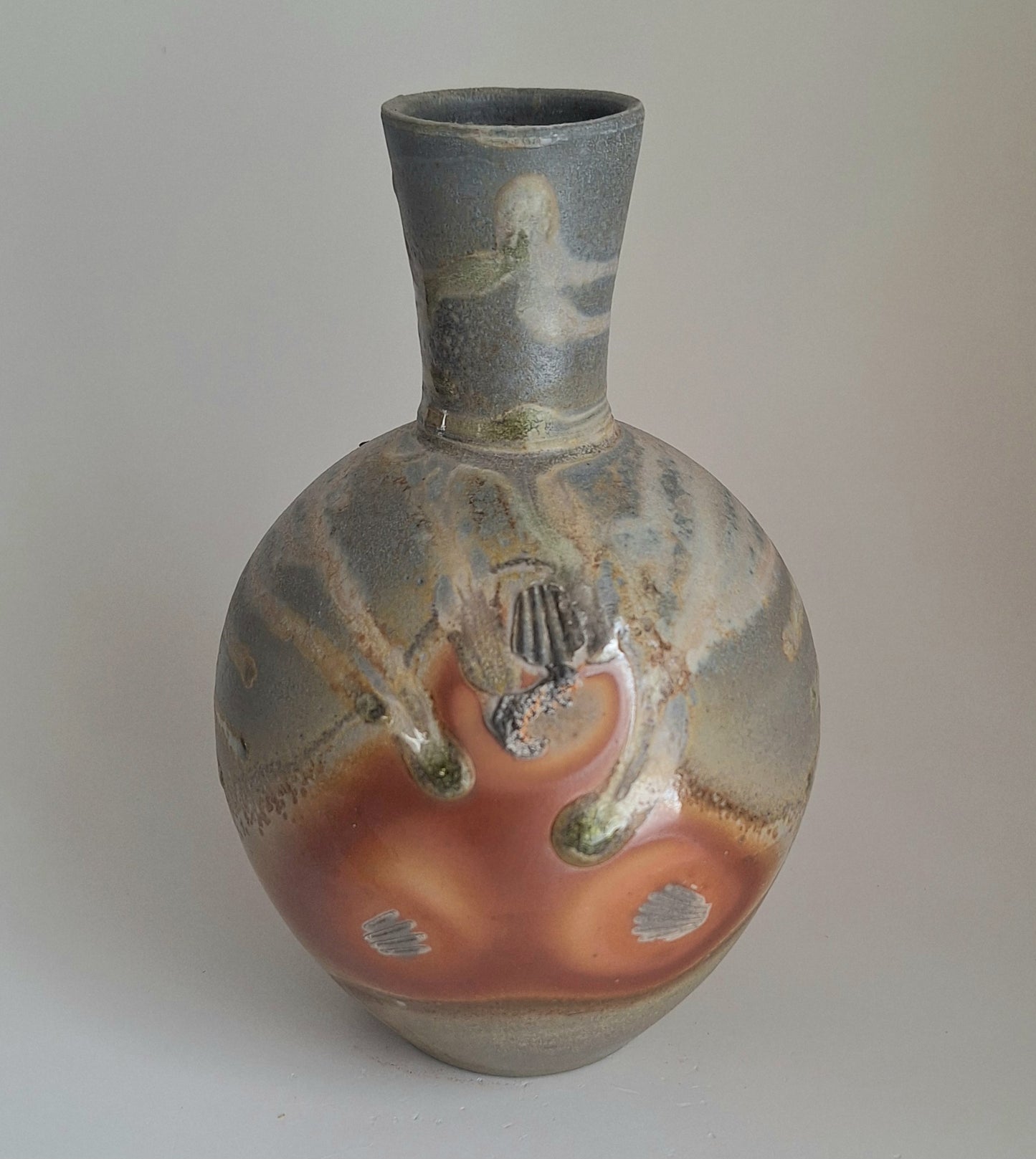 Wood fired vase