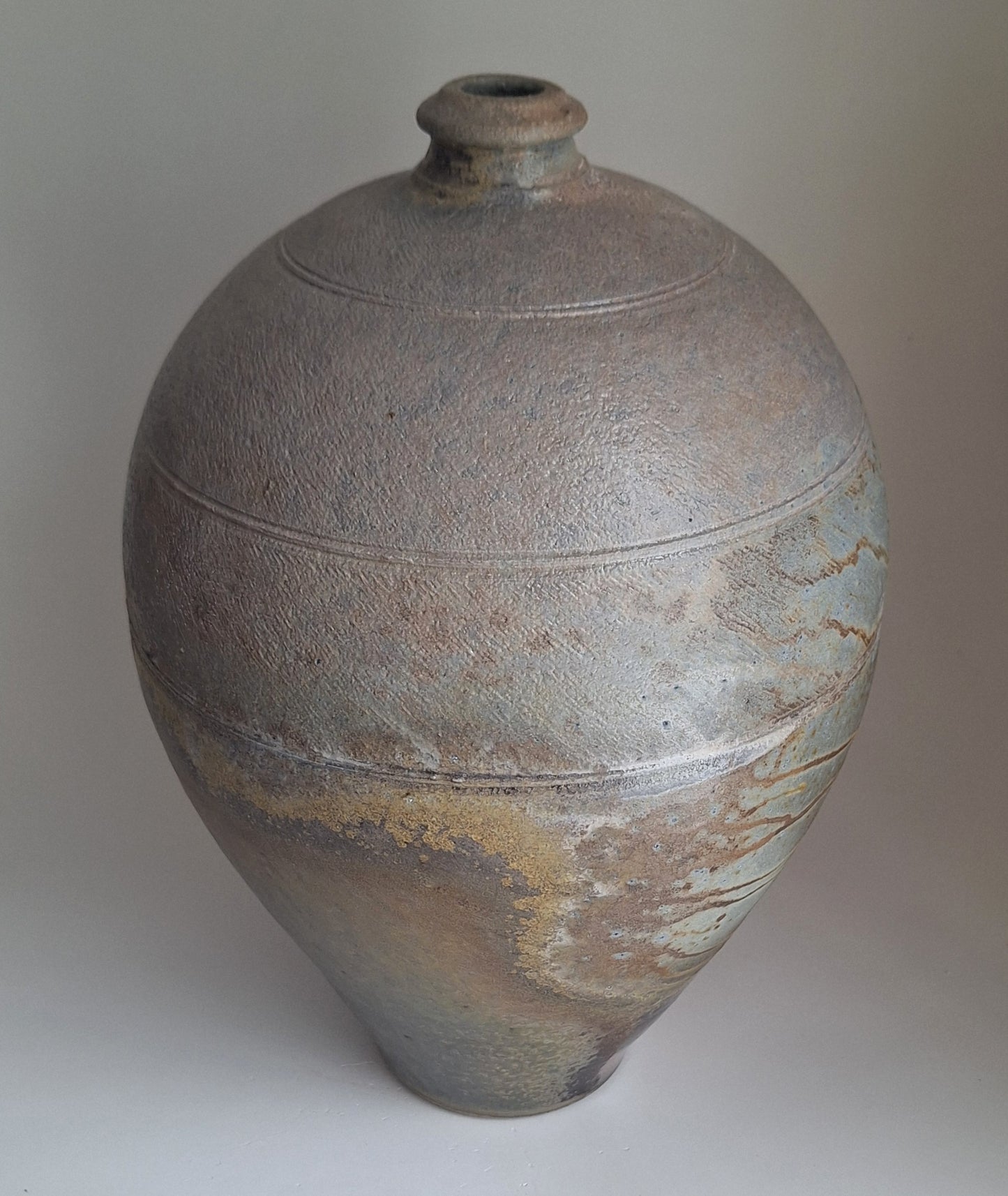 Tall woodfired vase