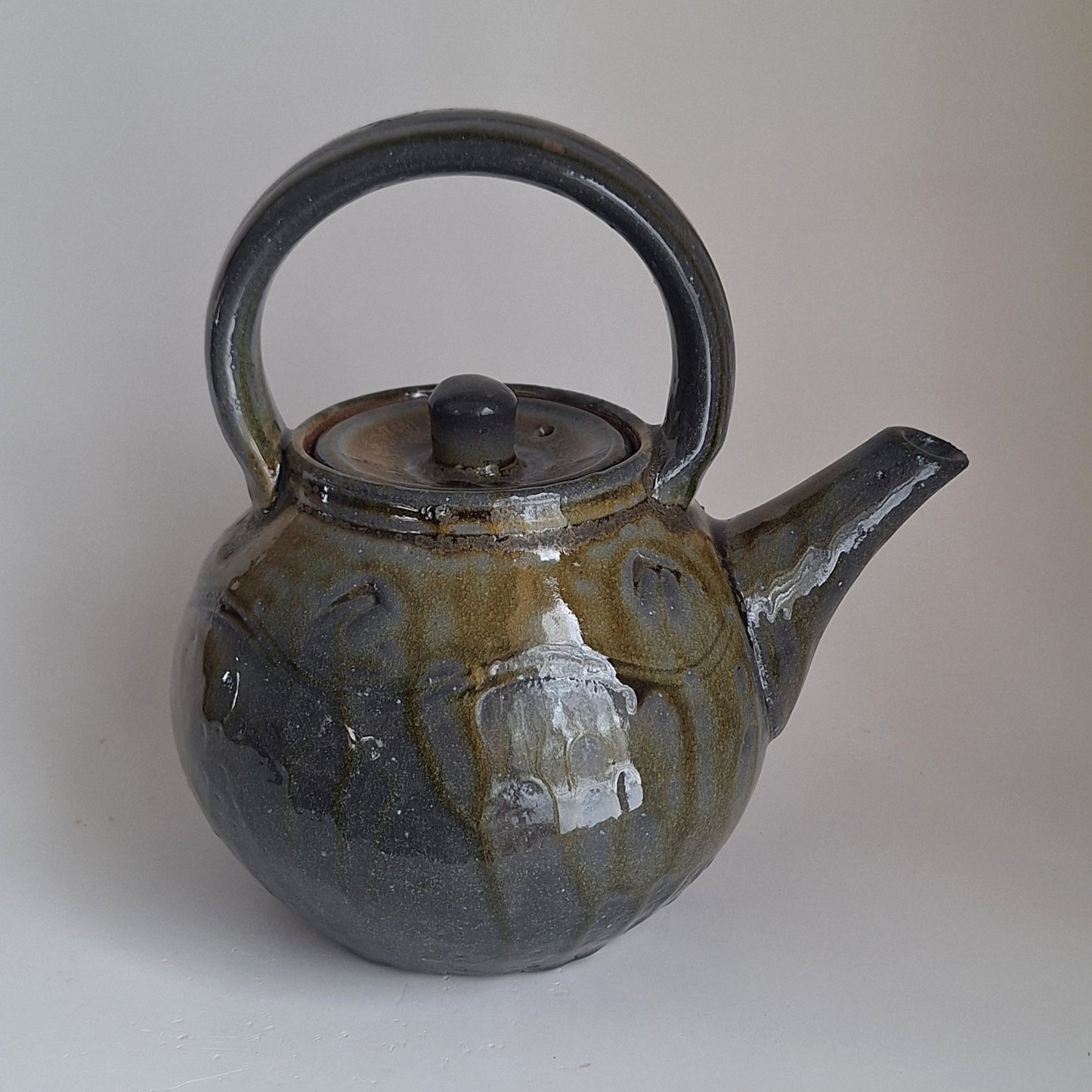 Soda fired Teapot