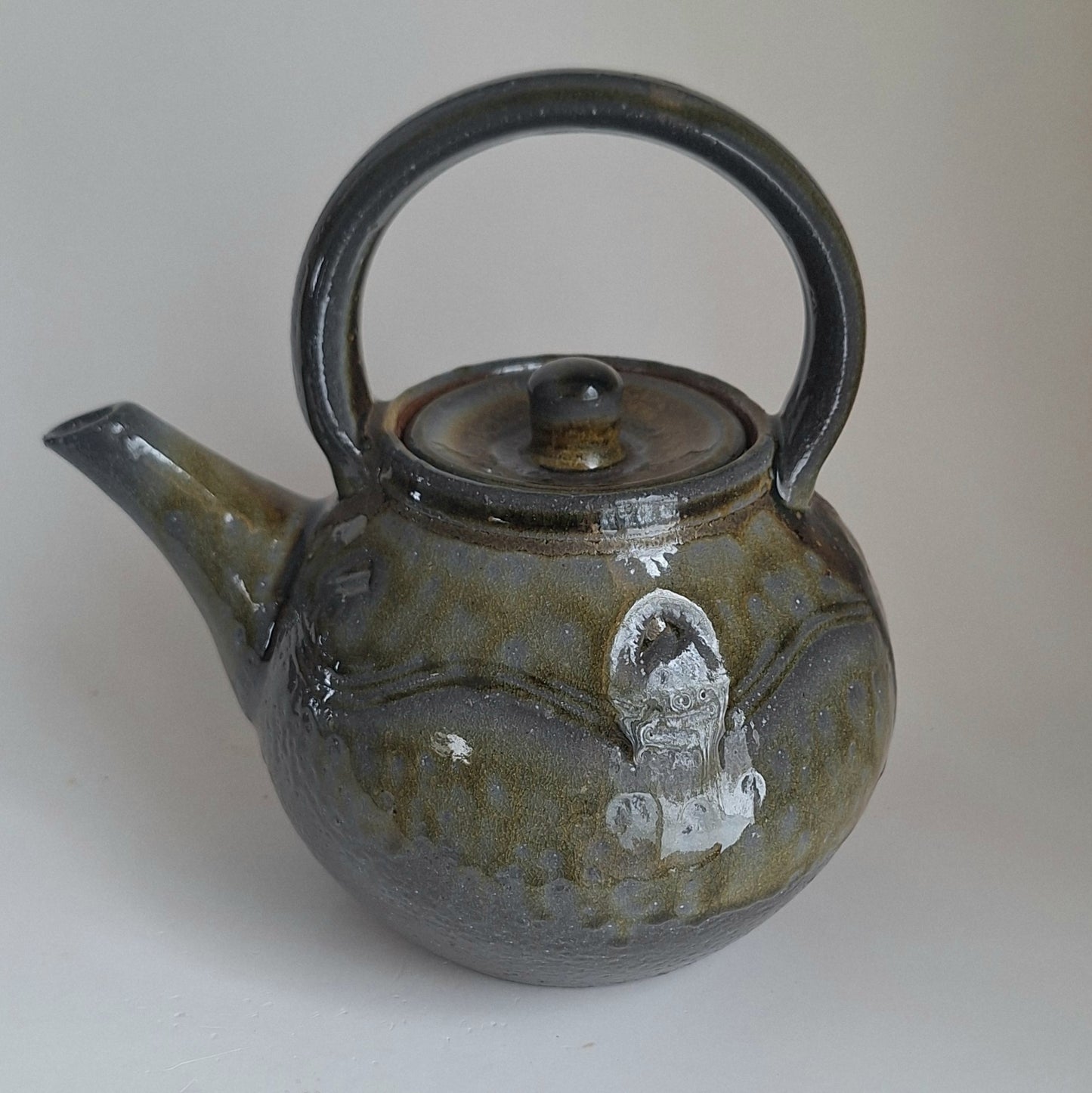 Soda fired Teapot