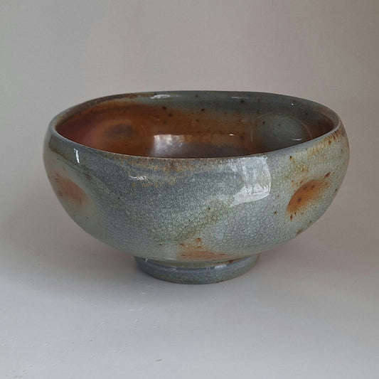 wood fired Shino bowl